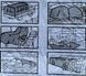 Брезент (тент, пландека) сірий поліпропіленовий з металевими кільцями 4*8 м