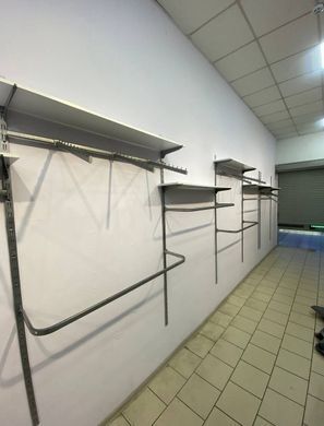 Дуга в рейку хромована 120 см
